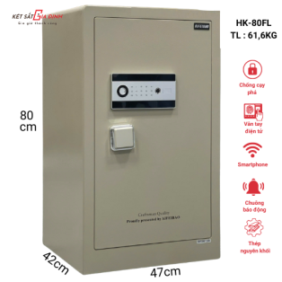 Két sắt AIFEIBAO HK-80FL vân tay điện tử, app điện thoại