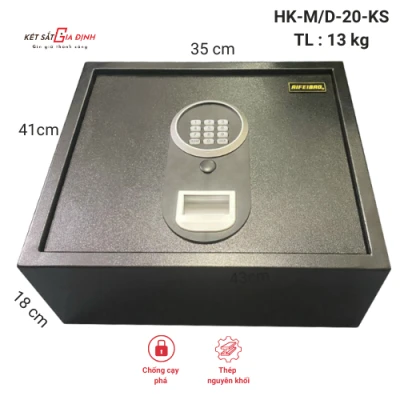 Két sắt AIFEIBAO HK-M/D-20-KS cửa trên, mật mã một lần cho khách sạn