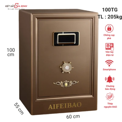 Két sắt AIFEIBAO HK-A1/D-100-TG vân tay điện tử, app điện thoại
