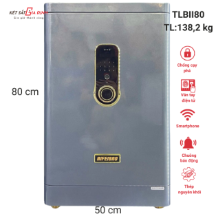 Két sắt AIFEIBAO TLBII80 FaceID, vân tay mật mã và app điện thoại