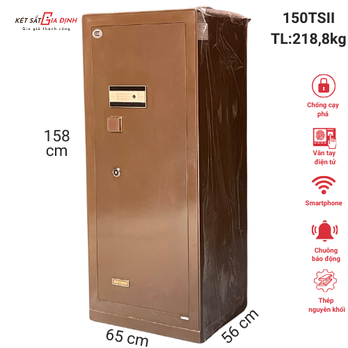 Két sắt AIFEIBAO HK-A1/D-150-TSII  vân tay mật mã, app điện thoại