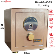Két sắt AIFEIBAO HK-A1/D-40-TS vân tay điện tử , app điện thoại màu nâu