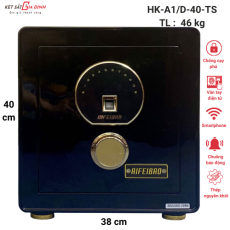 Két sắt AIFEIBAO HK-A1/D-40-TS vân tay điện tử , app điện thoại màu đen