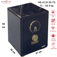 Két sắt AIFEIBAO HK-A1/D-50-TS vân tay điện tử , app điện thoại màu đen