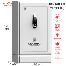 Két sắt AIFEIBAO BENSON 120 vân tay điện tử, nhận diện khuôn mặt, trục bảo quản đồng hồ cơ