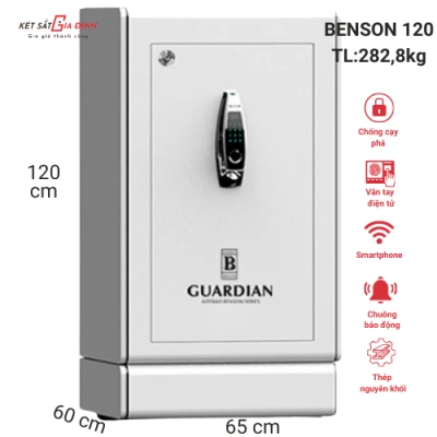 Két sắt AIFEIBAO BENSON 120 vân tay điện tử, nhận diện khuôn mặt, trục bảo quản đồng hồ cơ