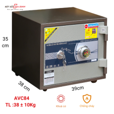 Két sắt mini AVC 84 khoá cơ 