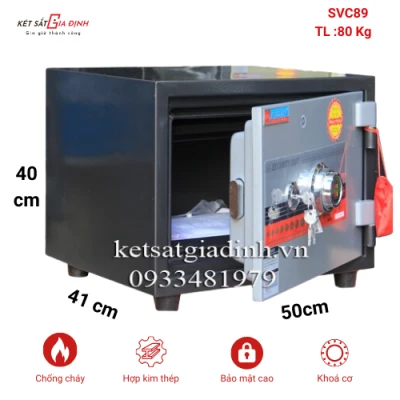Két sắt cánh đúc Adelbank khóa cơ SVC89