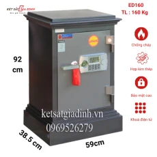 Két sắt cánh đúc Adelbank khóa điện tử ED160