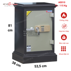 Két sắt gia đình khóa điện tử Adelbank AE810