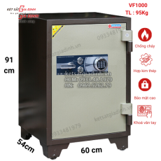 Két sắt khóa vân tay điện tử Adelbank VF1000