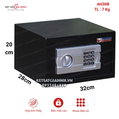 Két sắt mini khách sạn AH30B - màu đen