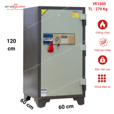 Két sắt to đại khóa điện tử báo động VE1200