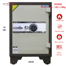 Két sắt Adelbank cánh đúc khóa vân tay SVF800