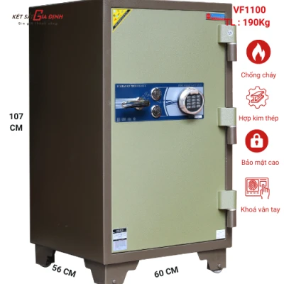 Két sắt chống cháy Adelbank VF1100 vân tay điện tử