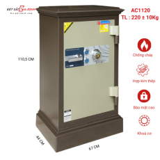 Két sắt cỡ lớn Adelbank khóa cơ AC1120