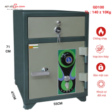 Két sắt ngân hàng BEMC GD100 thả tiền, khoá cơ đổi mã 