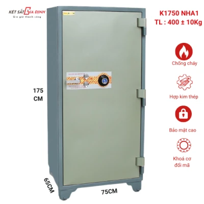 Két sắt ngân hàng BEMC K1750 NHA1 khoá cơ đổi mã