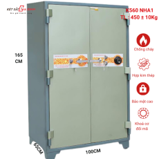 Két sắt ngân hàng BEMC K560 NHA1 khoá cơ đổi mã, 2 cánh