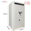 Két sắt Bofa BJ-120TG vân tay điện tử, màu trắng