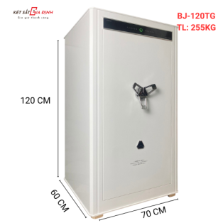 Két sắt Bofa BJ-120TG vân tay điện tử, màu trắng