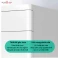 Két sắt Bofa BY-55CT trắng két ngăn kéo, vân tay điện tử, tích hợp quản lý bằng điện thoại.