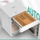 Két sắt Bofa BY-55CTS trắng két ngăn kéo, vân tay điện tử, tích hợp quản lý bằng điện thoại.