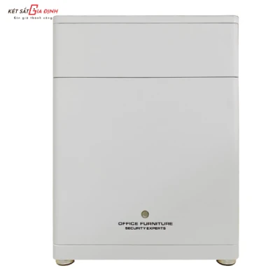 Két sắt Bofa BY-55CTS trắng két ngăn kéo, vân tay điện tử, tích hợp quản lý bằng điện thoại.
