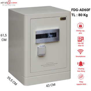 Két sắt Bofa FDG-A1D60F vân tay điện tử, tích hợp quản lý qua điện thoại