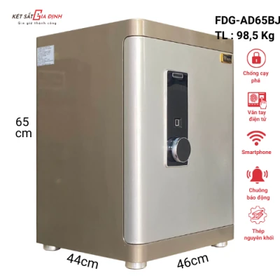 Két sắt BOFA FDG-A1D65BJ vân tay điện tử, tích hợp quản lý bằng điện thoại