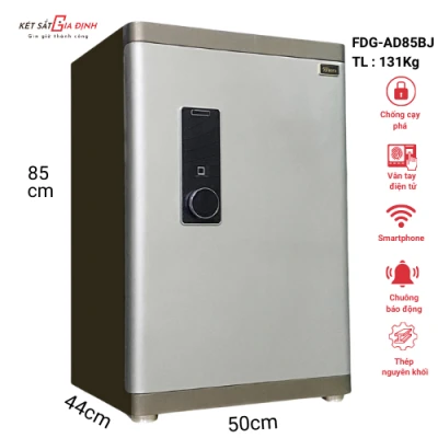 Két sắt nhập khẩu BOFA FDG-A1D85BJ vân tay điện tử, tích hợp quản lý bằng điện thoại