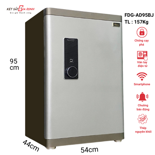 Két sắt BOFA FDG-A1/D95BJ vân tay điện tử, tích hợp quản lý bằng điện thoại