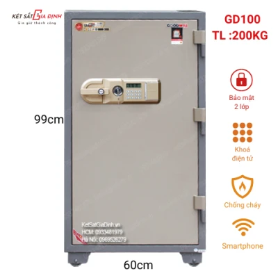 Két sắt thông minh Goodwill GD100-SMS
