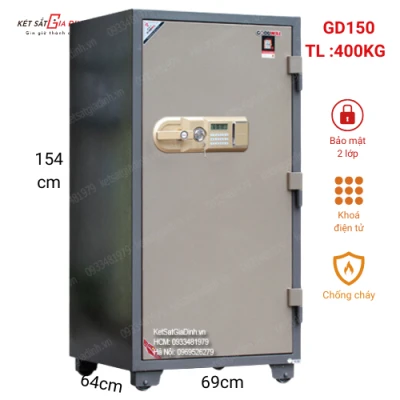 Két sắt Goodwill GD150 điện tử có báo động