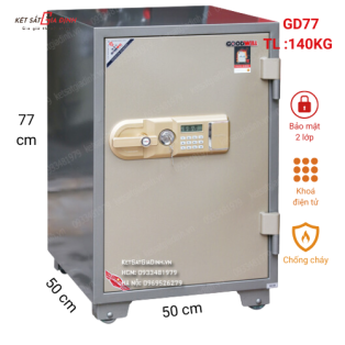 Két sắt Goodwill GD77 khóa điện tử báo động