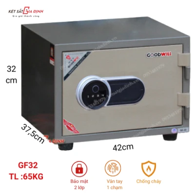 Két sắt mini Goodwill GF32 vân tay điện tử