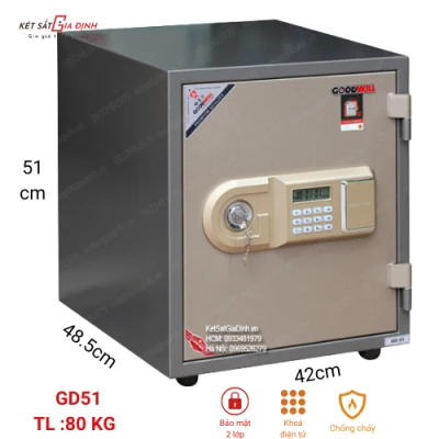 Két sắt Goodwill GD51 điện tử báo động