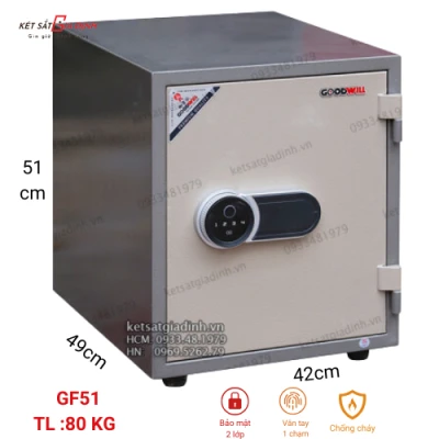 Két sắt Goodwill vân tay điện tử GF51
