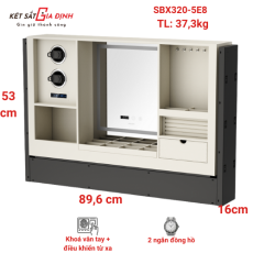 Tủ gương trang điểm Philips SBX320 , 2 ngăn đựng đồng hồ 