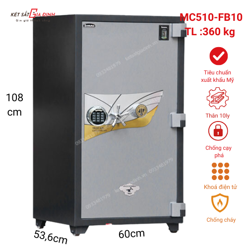 Két sắt Samurai MC510-FB10 thân thép 10ly