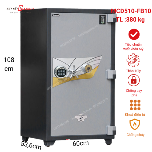 Két sắt vỏ thép 10ly Samurai MCD510-FB10 két trong két