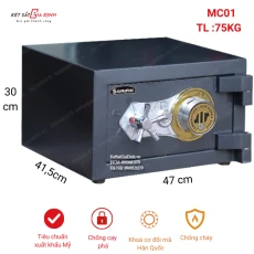 Két sắt Samurai MC01 khóa cơ đổi mã mini cỡ nhỏ
