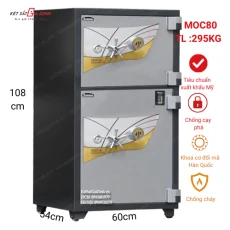 Két sắt 2 tầng Samurai MOC80 khóa cơ