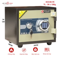 Két sắt Welko KCC38-FE khoá vân tay điện tử