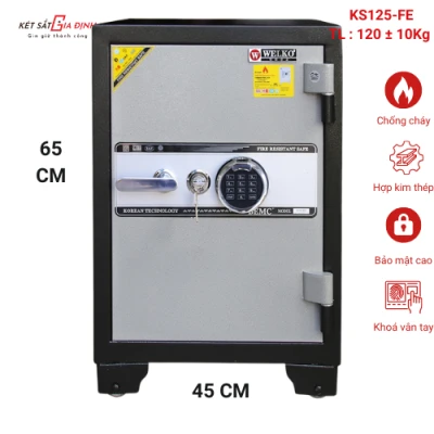 Két sắt Welko KS125-FE khoá vân tay điện tử