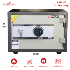 Két sắt Welko KS80-FE khoá vân tay điện tử