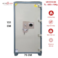 Két sắt xuất khẩu chính hãng WELKO US1510-DK khoá cơ đổi mã