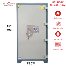 Két sắt xuất khẩu chính hãng WELKO US1510-FE vân tay điện tử