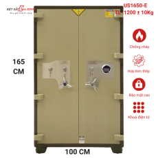 Két sắt xuất khẩu chính hãng WELKO US1650-E mật mã điện tử, 2 cánh