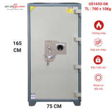 Két sắt xuất khẩu chính hãng WELKO US1650-DK khoá cơ đổi mã